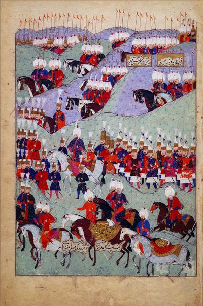 Funeral of Sultan Suleyman the Magnificent, History of Sultan Suleyman, Istanbul, Turkey by Jean Baptiste Vanmour