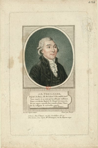 Portrait of Jean-Baptiste Treilhard by Jean Baptiste Verite
