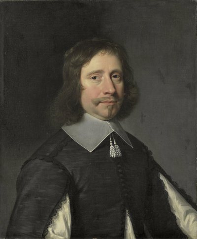 Portrait of a Man, Possibly Philippe de la Trémoïlle, Count of Olonne by Jean Baptiste de Champaigne (attributed to)