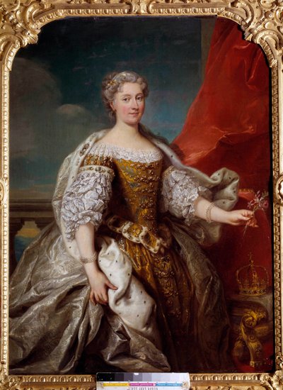 Portrait of Catherine Bnin Opalinska by Jean Baptiste van Loo