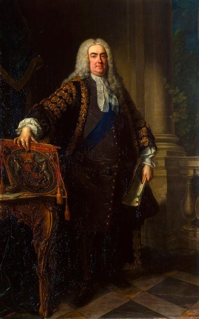 Portrait of Sir Robert Walpole, 1st Earl of Orford, 1740 by Jean Baptiste van Loo