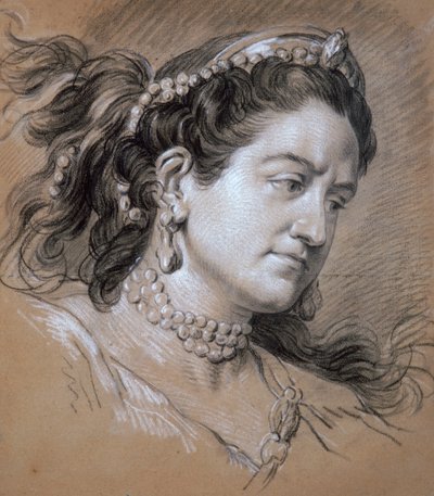 Portrait of a Woman, 18th Century by Jean Baptiste van Loo
