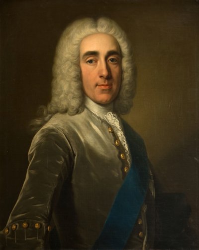 Portrait of the 4th Earl Of Chesterfield by Jean Baptiste van Loo