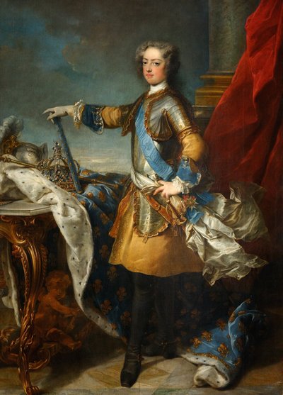 Portrait of King Louis XV 1710-1774, ca 1723-1724 by Jean Baptiste van Loo