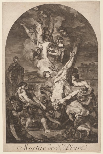 The Martyrdom of Saint Peter by Jean Barbault