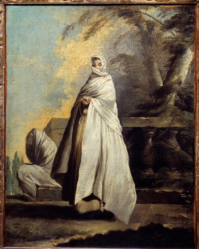 Women draped in white by Jean Barbault