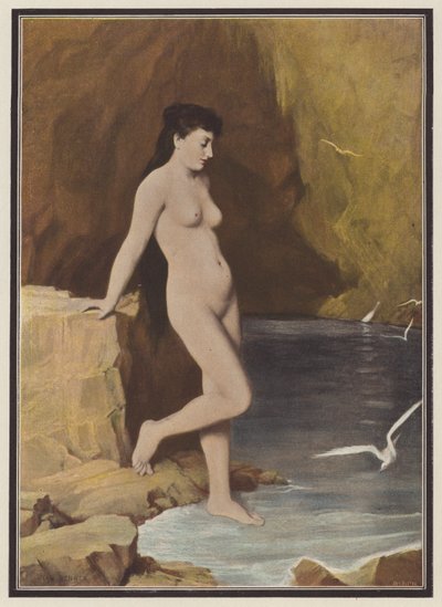 Nymph in a Grotto by Jean Benner