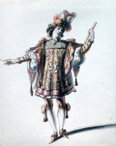 Costume Design by Jean Berain the Elder by Jean Berain, Jean Baptiste Lully