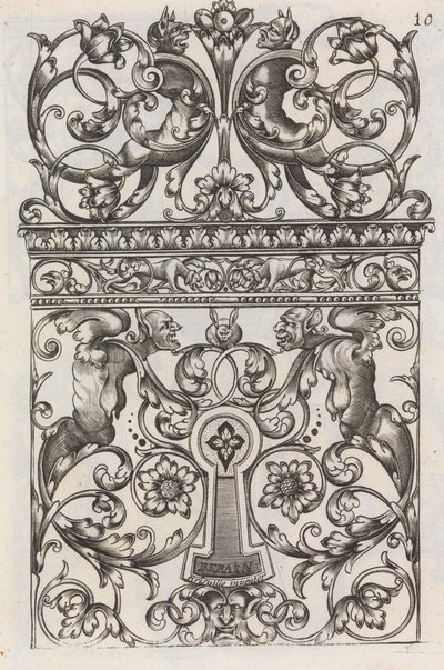 Various Locksmith Pieces, page 11 recto by Jean Berain