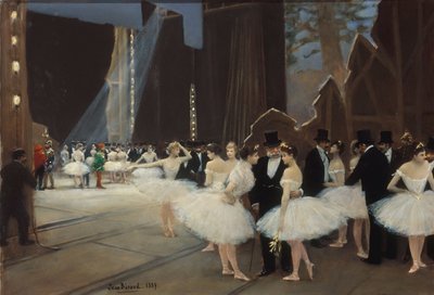 Backstage at the Paris Opera by Jean Beraud