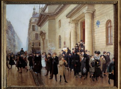 Leaving the Lycee Condorcet in Paris by Jean Beraud