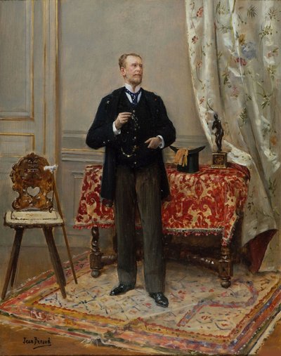 Portrait of Edmond Taigny by Jean Beraud