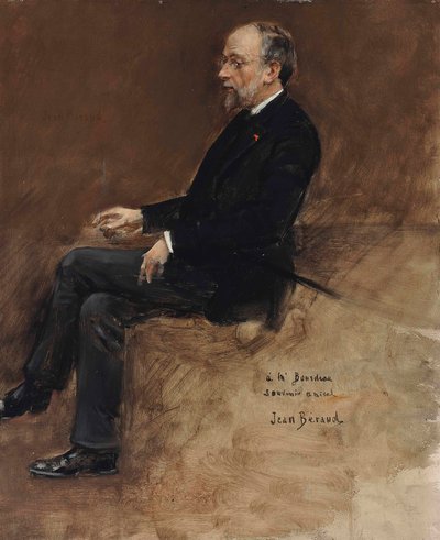 Portrait of Hippolyte Taine by Jean Beraud