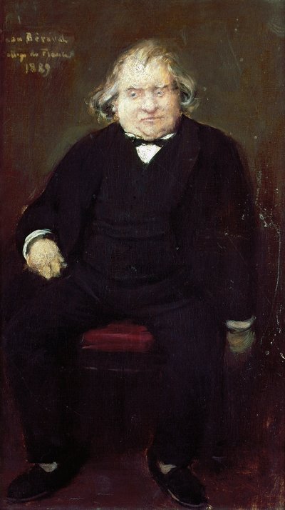 Portrait of Joseph Ernest Renan (1823-1892), French Historian, Philosopher, Philologist and Writer by Jean Beraud