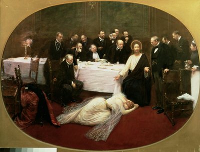 St. Mary Magdalene in the House of Simon the Pharisee, 1891 by Jean Beraud