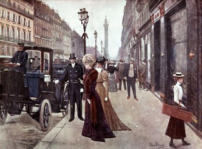 The rue de la paix in Paris by Jean Beraud