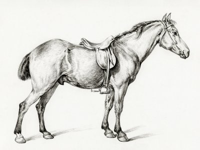 Standing Horse by Jean Bernard