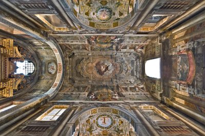 Apotheosis of St. Francis, Church of St Francis, Sassuolo, Italy by Jean Boulanger