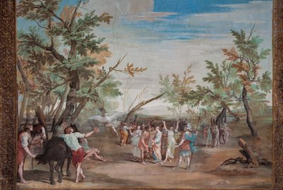 One of the forty-one panels with scenes by Jean Boulanger