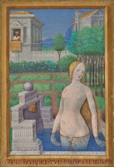 Bathsheba Bathing by Jean Bourdichon