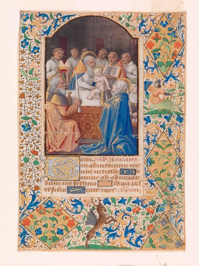 The Circumcision of Christ, from a Book of Hours by Jean Bourdichon