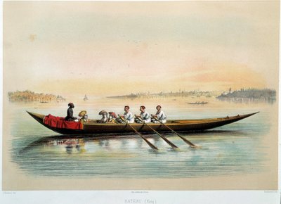 A Boat in Constantinople by Jean Brindesi