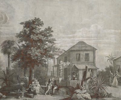 Family Time, Wallpaper Panel from the Series 