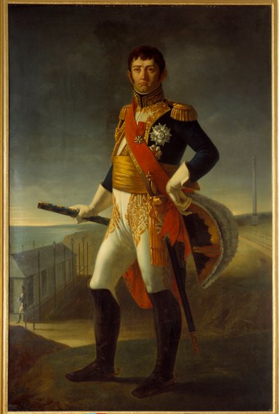 Full-length portrait of Nicolas Soult, Marshal of France, Duke of Dalmatia by Jean Broc