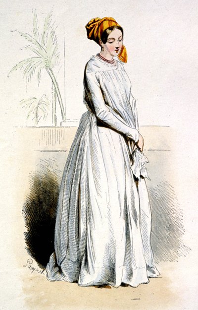 Creole Woman of Cayenne, c.1850 by Jean Charles (1800 79) Pauquet