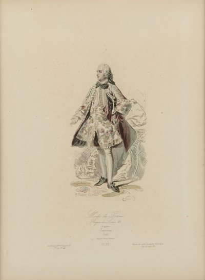 Paris fashion: Reign of Louis XV by Jean Charles (1800 79) Pauquet