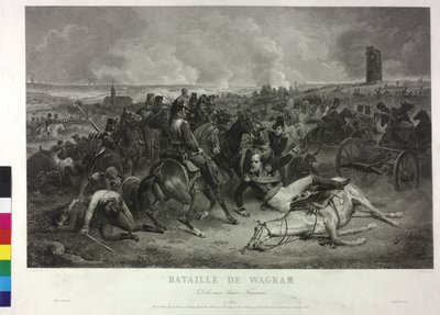 In the Battle of Wagram on 5th and 6th July 1809 by Jean Charles (after) Langlois