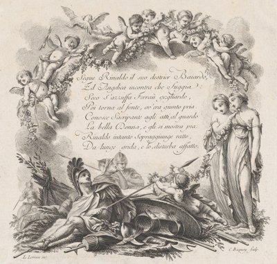 Vignette for the first chant of Roland Furieux by Jean Charles Baquoy
