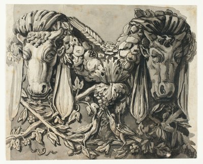 Ornament with Two Bull