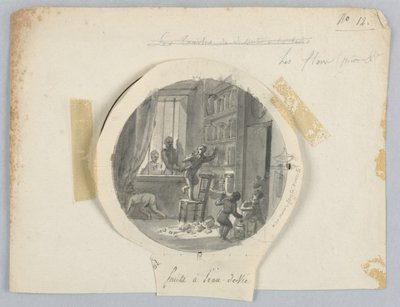 Design for a Painted Porcelain Plate, Fruits à l