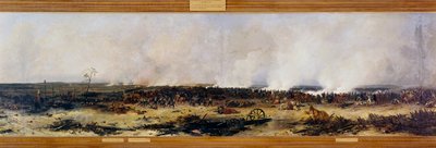 Campaign of Russia: Panorama of the Battle of Moscova on 7/09/1812 by Jean Charles Langlois