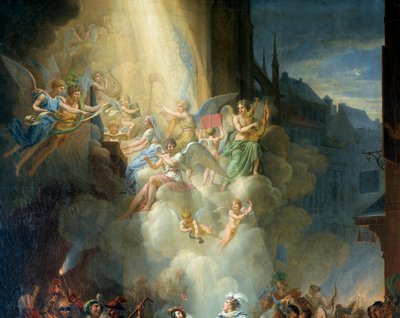 The conversion of Henri de Joyeuse (detail) by Jean Charles Tardieu