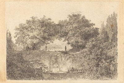 The Little Park by Jean Claude Richard de Saint Non after Jean Honoré Fragonard