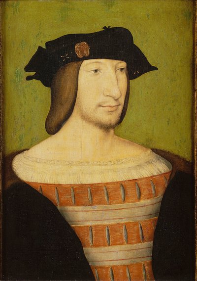 Portrait of François I (1494-1547), King of France by Jean Clouet