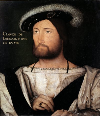 Portrait of Claude de Lorraine, Duke of Guise by Jean Clouet