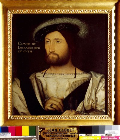 Portrait of Claude de Lorraine, first duke of Guise by Jean Clouet