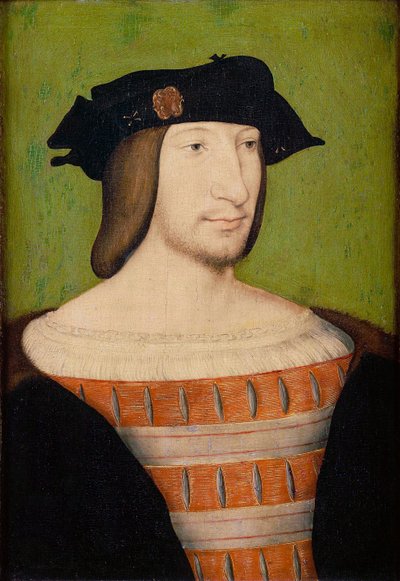Portrait of Francis I, King of France, 1515 by Jean Clouet
