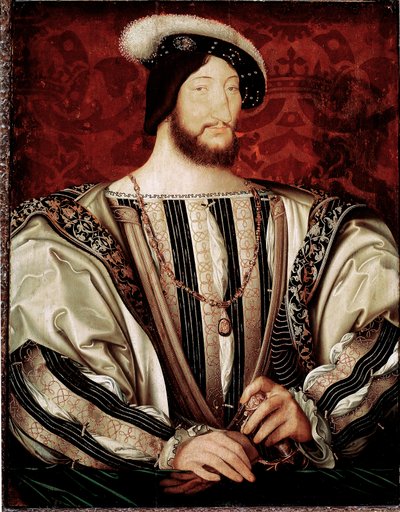 Portrait of Francois I, King of France by Jean Clouet