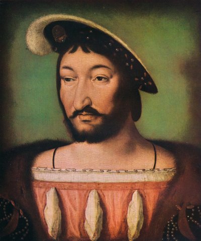 Portrait of Francois I of France by Jean Clouet