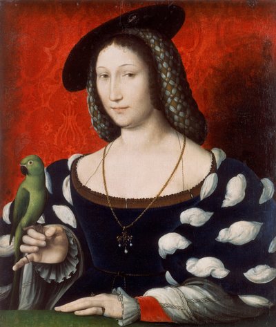 Portrait of Marguerite of Navarre, c. 1527 by Jean Clouet