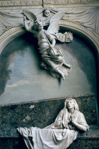 Tomb of Julienne Le Be, After Drawings by Charles Le Brun by Jean Collignon