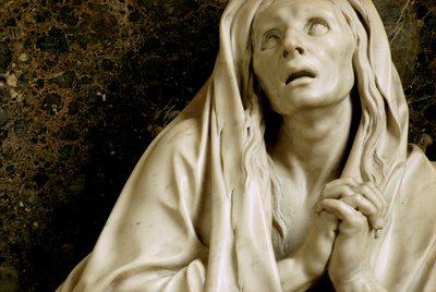 Tomb of Julienne Le Be, after drawings by Charles Le Brun (detail) by Jean Collignon