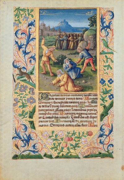 The Stoning of St. Stephen, from the 