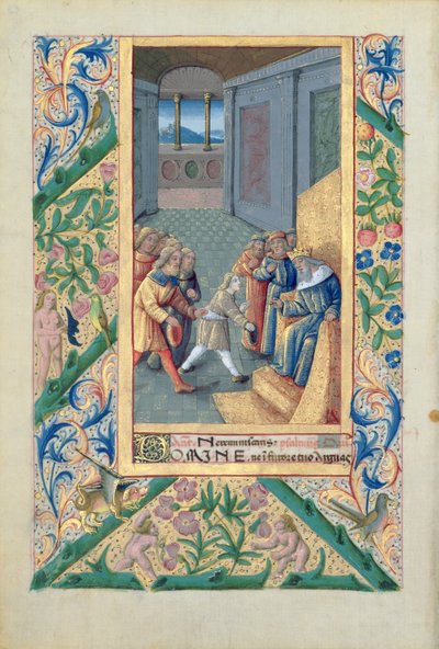 David Being Sent to Saul, from the 