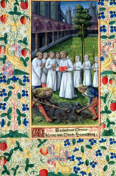 A burial, from the 