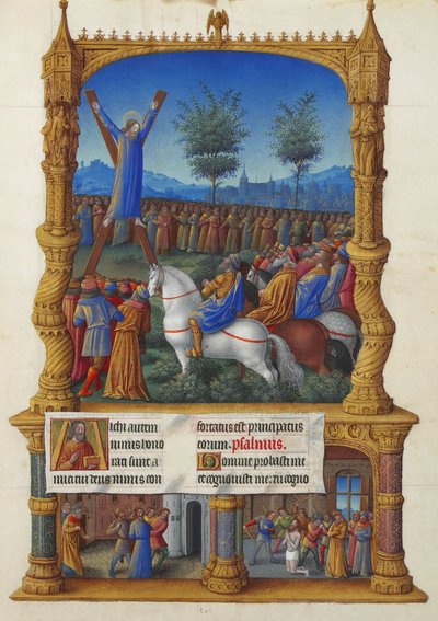 Très Riches Heures du Duc de Berry - The Martyrdom of Saint Andrew by Jean Colombe